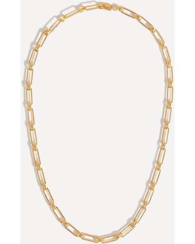 Missoma 18ct Gold-plated Aegis Chain Necklace - White