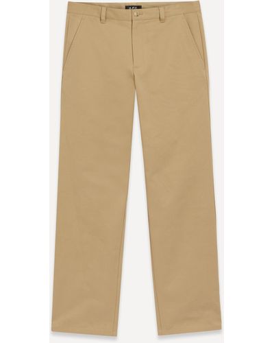 A.P.C. A. P.c. Mens Ville Chino Trousers 36 - Natural