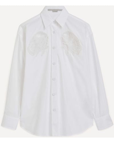 Stella McCartney Women's Cornelli Oversized Shirt 10 - White