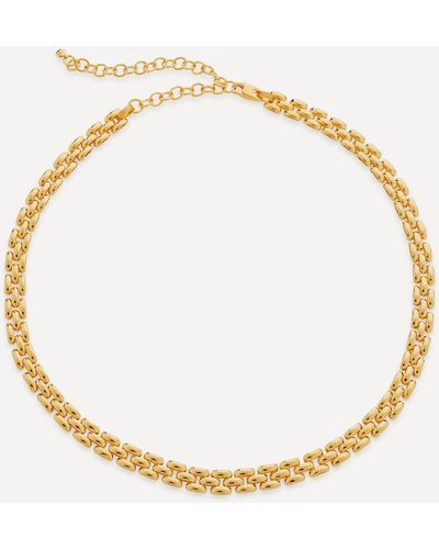 Monica Vinader 18ct Gold Plated Vermeil Silver Heirloom Chain Necklace - Metallic