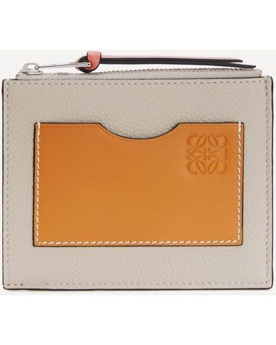 Loewe Leather Coin Six Card Holder - Multicolour