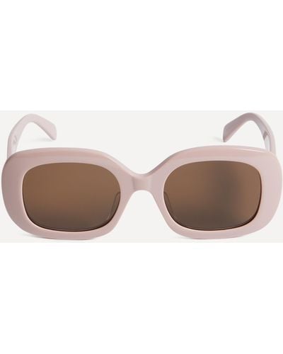 Celine Women's Triomphe Square Sunglasses One Size - Pink