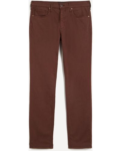 PAIGE Mens Federal Deep Aubergine Twill Jeans 32 - Brown