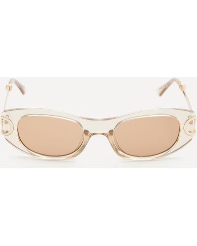 Le Specs Women's X Missoma Hydrus Link Oval Sunglasses - Natural