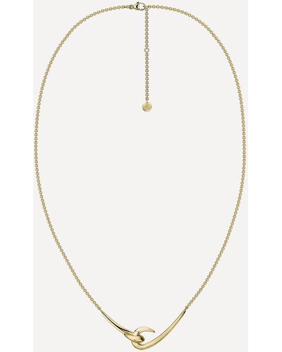 Shaun Leane Gold Plated Vermeil Silver Hook Pendant Necklace One Size - Metallic