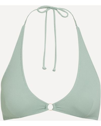 Bohodot Women's Mousse Halter Bikini Top - Green