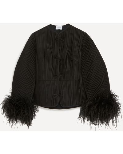 Sleeper Women's Hebao Feathered Jacket - Black