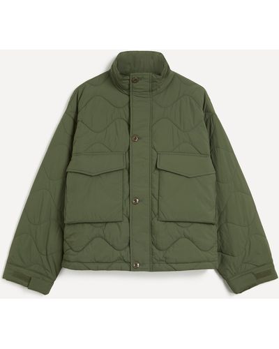 Uniform Bridge Mens Quilted M51 Short Jacket - Green