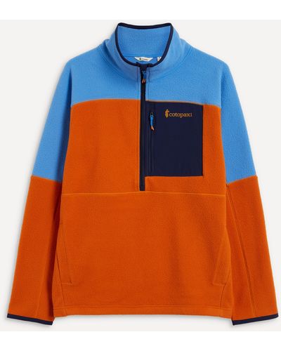 COTOPAXI Mens Abrazo Half-zip Fleece Jacket - Orange