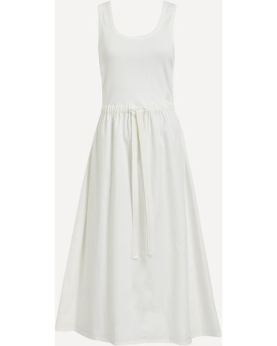 Moncler Women's Drawstring-waist Tank Dress - White