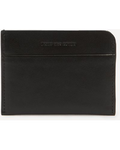 Dries Van Noten Mens Logo Embossed Cardholder One Size - Black
