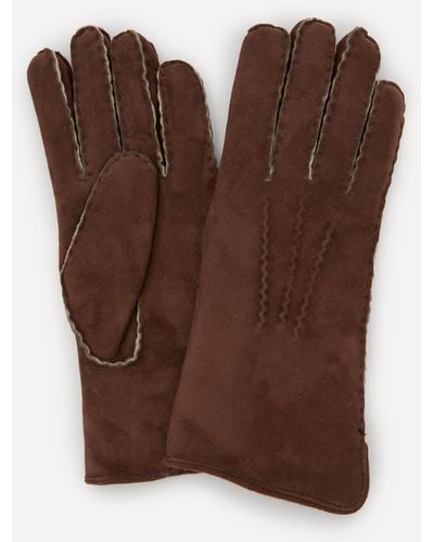 Dents Hannah Lambskin Gloves - Brown