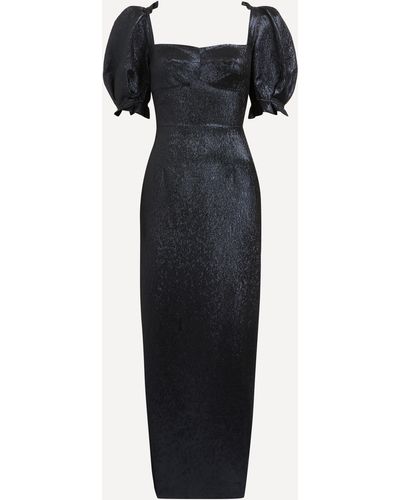Saloni Women's Rachel D Dress 10 - Black