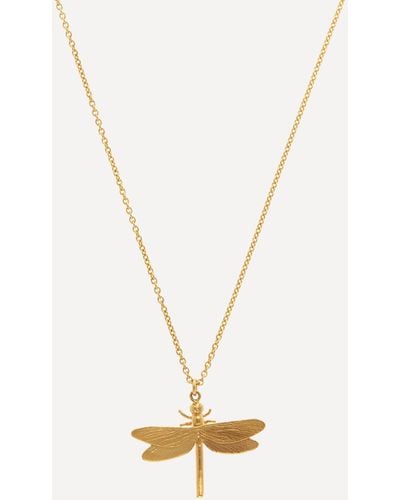 Alex Monroe Gold-plated Dragonfly Pendant Necklace One Size - Metallic