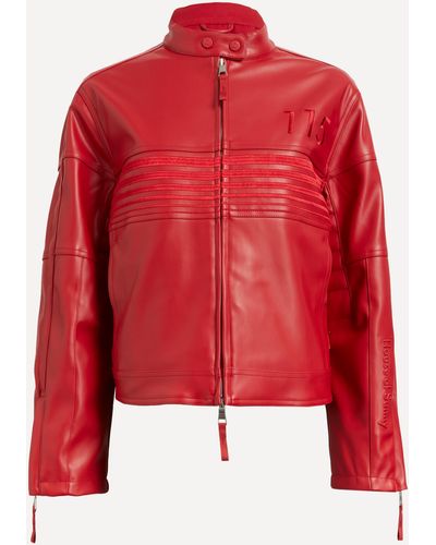 House Of Sunny Women's The Racer Jacket Xl - Red