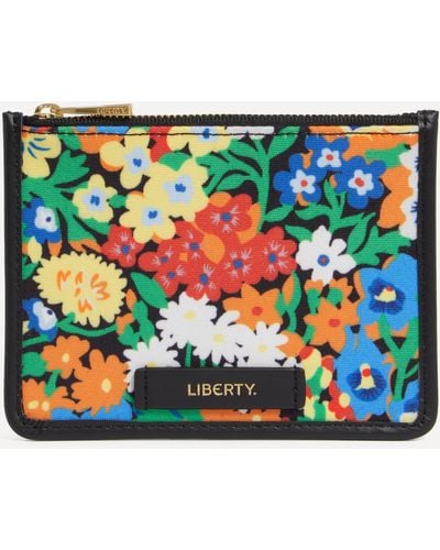 Liberty Women's Little Ditsy Thorpeness Zipped Coin Purse One Size - Green