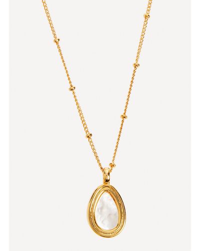 Estella Bartlett Gold-plated Pearl Pear Pendant Necklace - Metallic