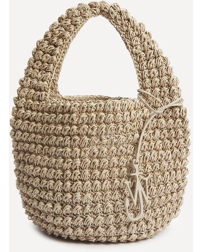 JW Anderson Women's Large Popcorn Basket Tote Bag One Size - Metallic