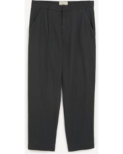 Folk Mens Three-pocket Soft Canvas Signal Trousers 5 - Black