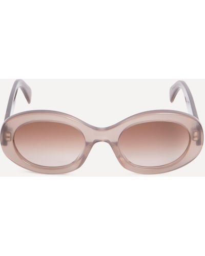 Celine Women's Triomphe Oval Sunglasses One Size - Pink