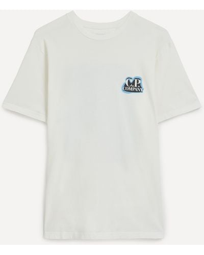 C.P. Company C. P. Company Mens 24/1 Jersey Artisanal British Sailor T-shirt Xl - White