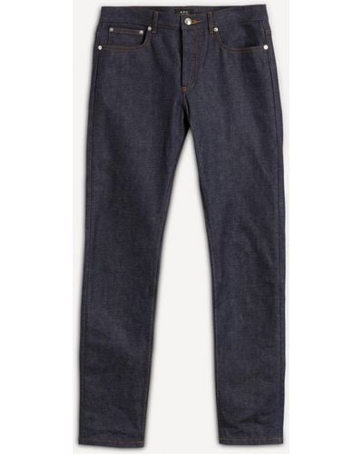 A.P.C. Mens Petit New Standard Jeans - Blue