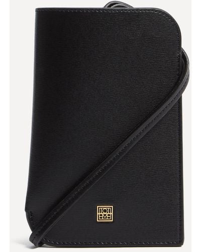 Totême Women's Pocket Leather Pouch One Size - Black