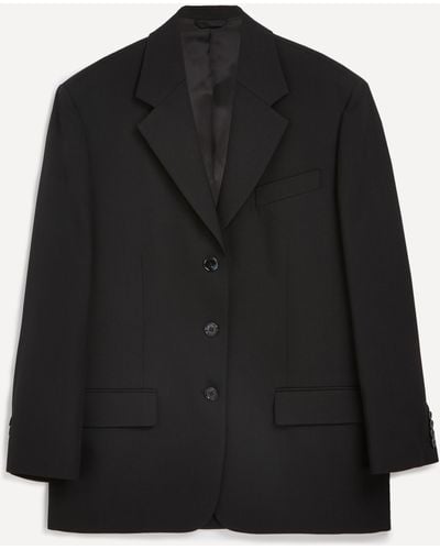 Acne Studios Women's Single Breasted Suit Jacket 14 - Black