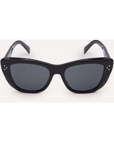 Celine Acetate Oversized Cat Eye Sunglasses - Multicolour