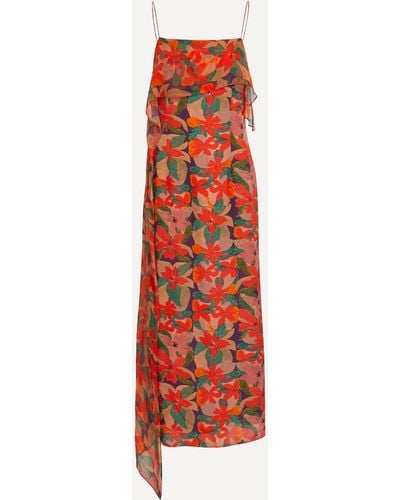 Solid & Striped Women's X Sofia Richie Grainge Lanier Flora Print Dress - Red
