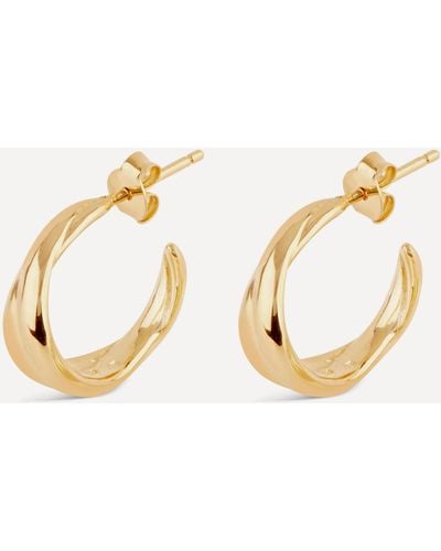 Dinny Hall Gold-plated Twist Mini Hoop Earrings - Metallic