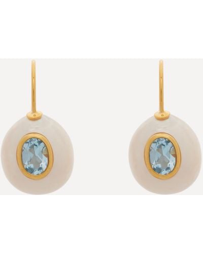 Lizzie Fortunato Gold-plated Pearl Pablo Drop Earrings One Size - White