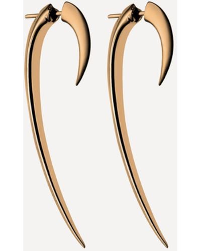 Shaun Leane Rose Gold Plated Vermeil Silver Large Hook Earrings One - Metallic
