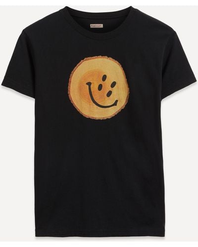 Kapital Printed Smiley T-shirt - Black