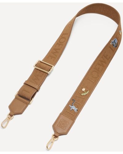 Loewe Women's Lemur Jacquard Bag Strap One Size - Metallic
