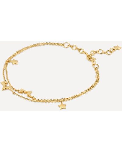 Dinny Hall 22ct Gold-plated Vermeil Silver Stargazer Double Chain Wristlet Bracelet - Natural