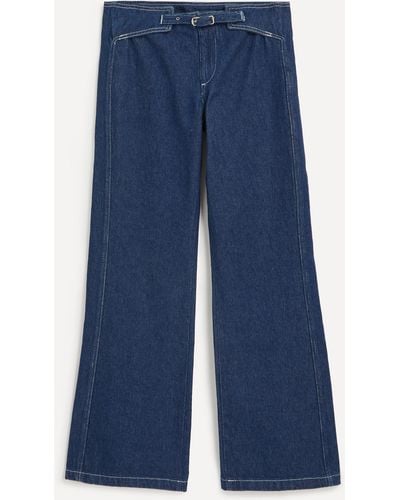GIMAGUAS Women's Nicole Denim Trousers 8 - Blue