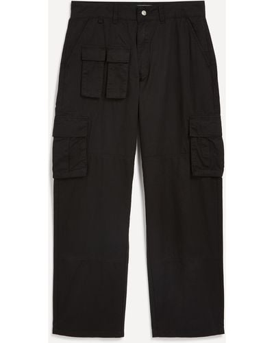 House Of Sunny Women's Easy Rider Cargo Trousers L - Black