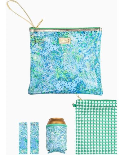 Lilly Pulitzer Beach Day Pouch - Blue