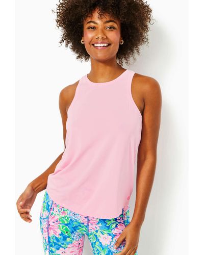 Lilly Pulitzer Upf 50+ Luxletic Westley Active Tank - Pink