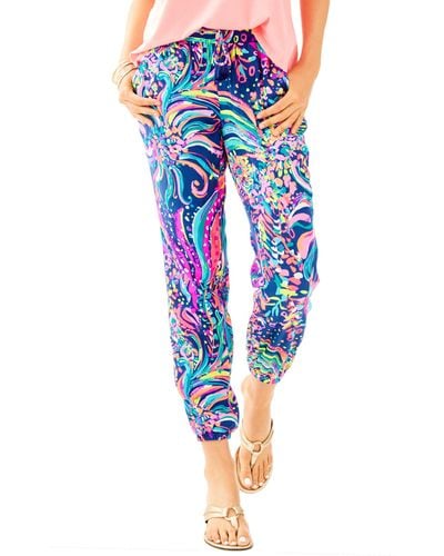 Lilly Pulitzer 29" Piper Pull-on Ankle Pant - Blue