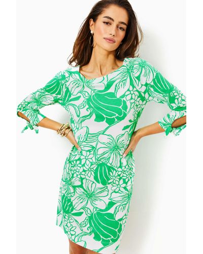 Lilly Pulitzer Lidia Boatneck Dress - Green