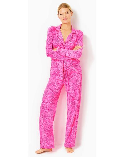 Lilly Pulitzer 30.5" Pajama Knit Pant - Pink