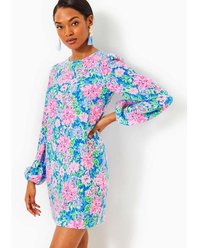 Lilly Pulitzer Alyna Long Sleeve Dress - Blue