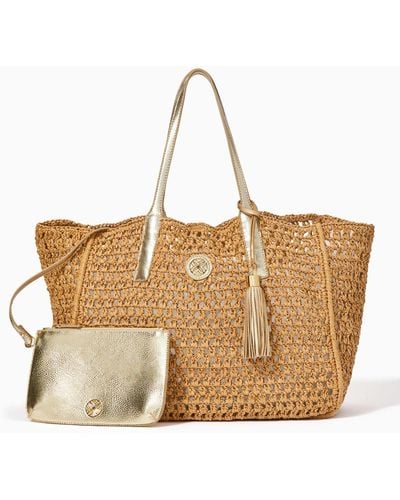 Lilly Pulitzer Isobel Straw Tote - Natural