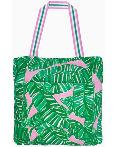 Lilly Pulitzer Towel Tote - Green
