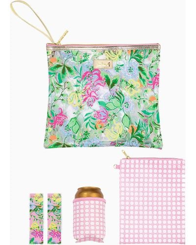 Lilly Pulitzer Beach Day Pouch - Green