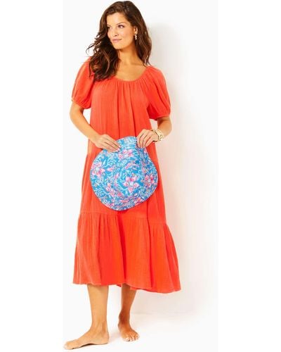 Lilly Pulitzer Zemini Maxi Dress Cover-up - Red