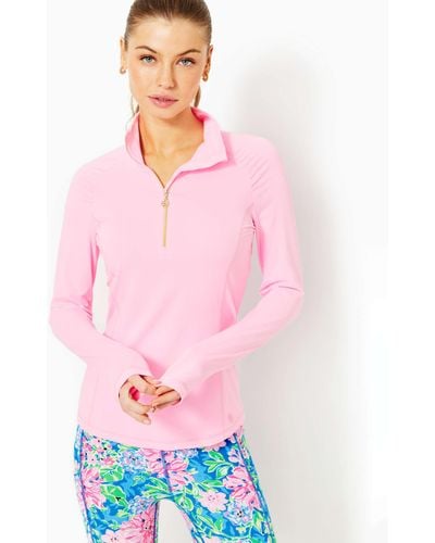 Lilly Pulitzer Upf 50+ Luxletic Justine Pullover - Pink