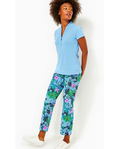 Lilly Pulitzer Upf 50+ Luxletic 28" Alston High Rise Pant - Blue
